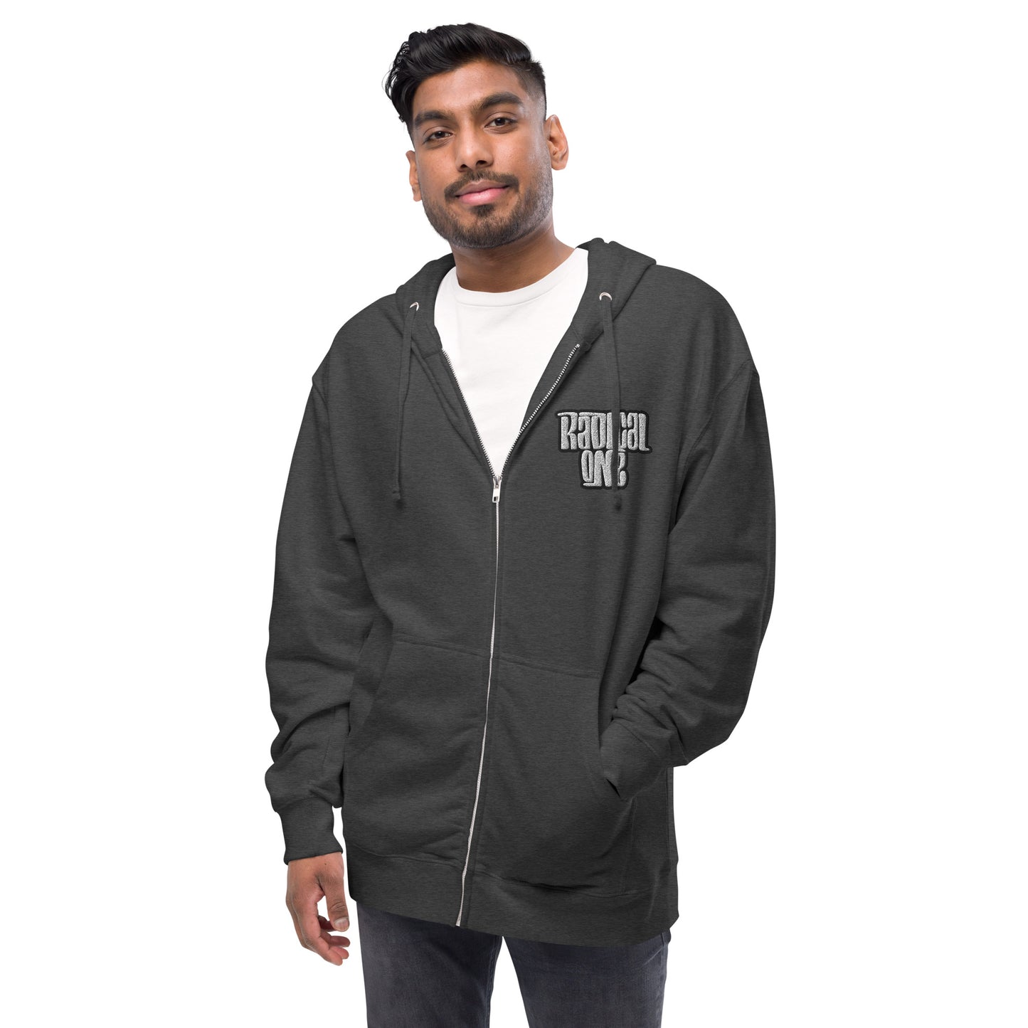 RADICAL ONE - Unisex fleece zip up hoodie