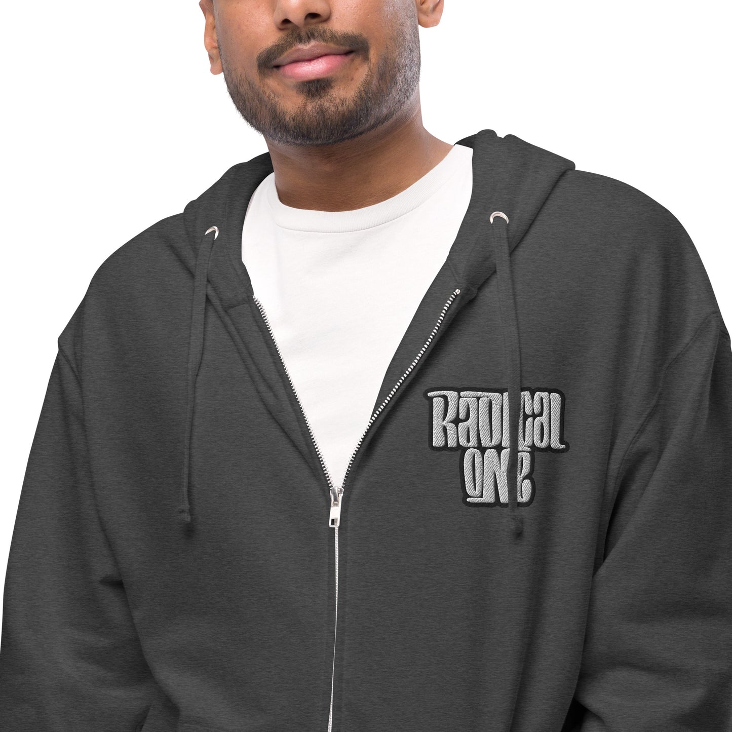 RADICAL ONE - Unisex fleece zip up  hoodie